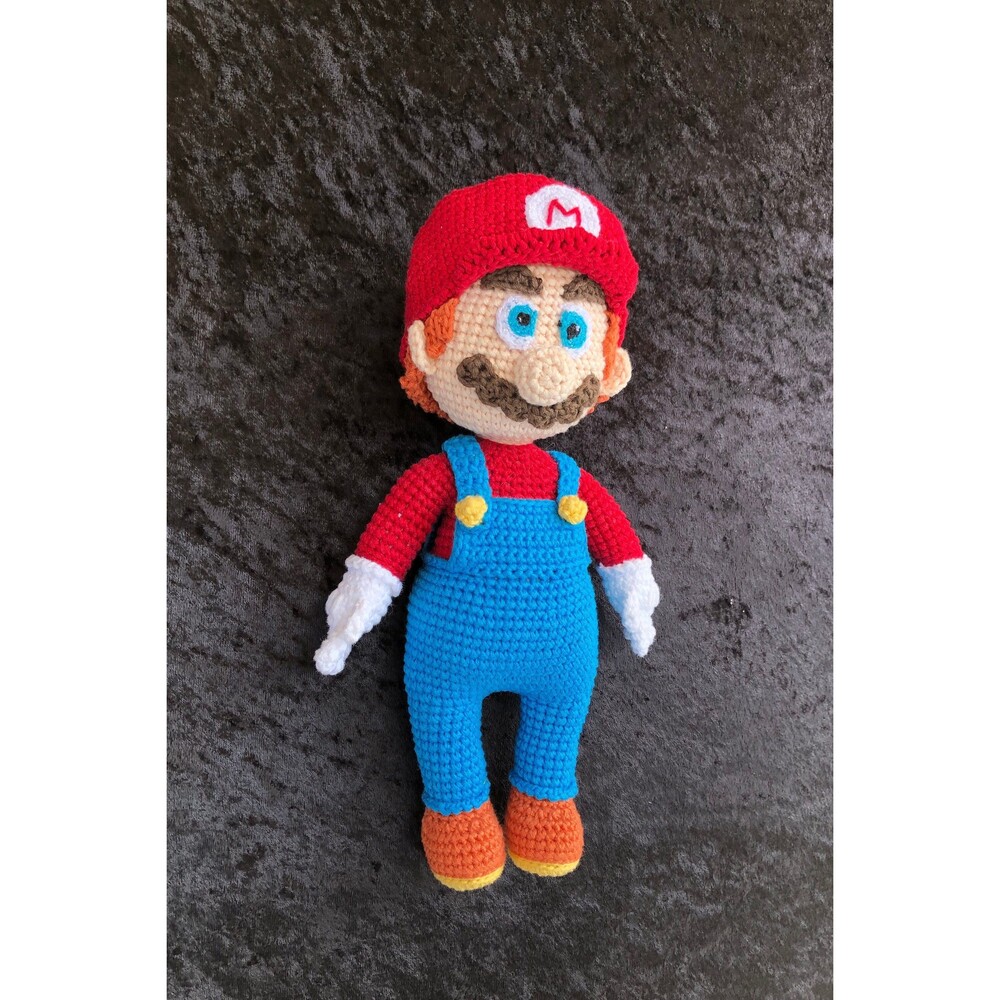 Mario Bros Crochet doll, Handmade Amigurumi,Plush Toy,super Mario Bros movie